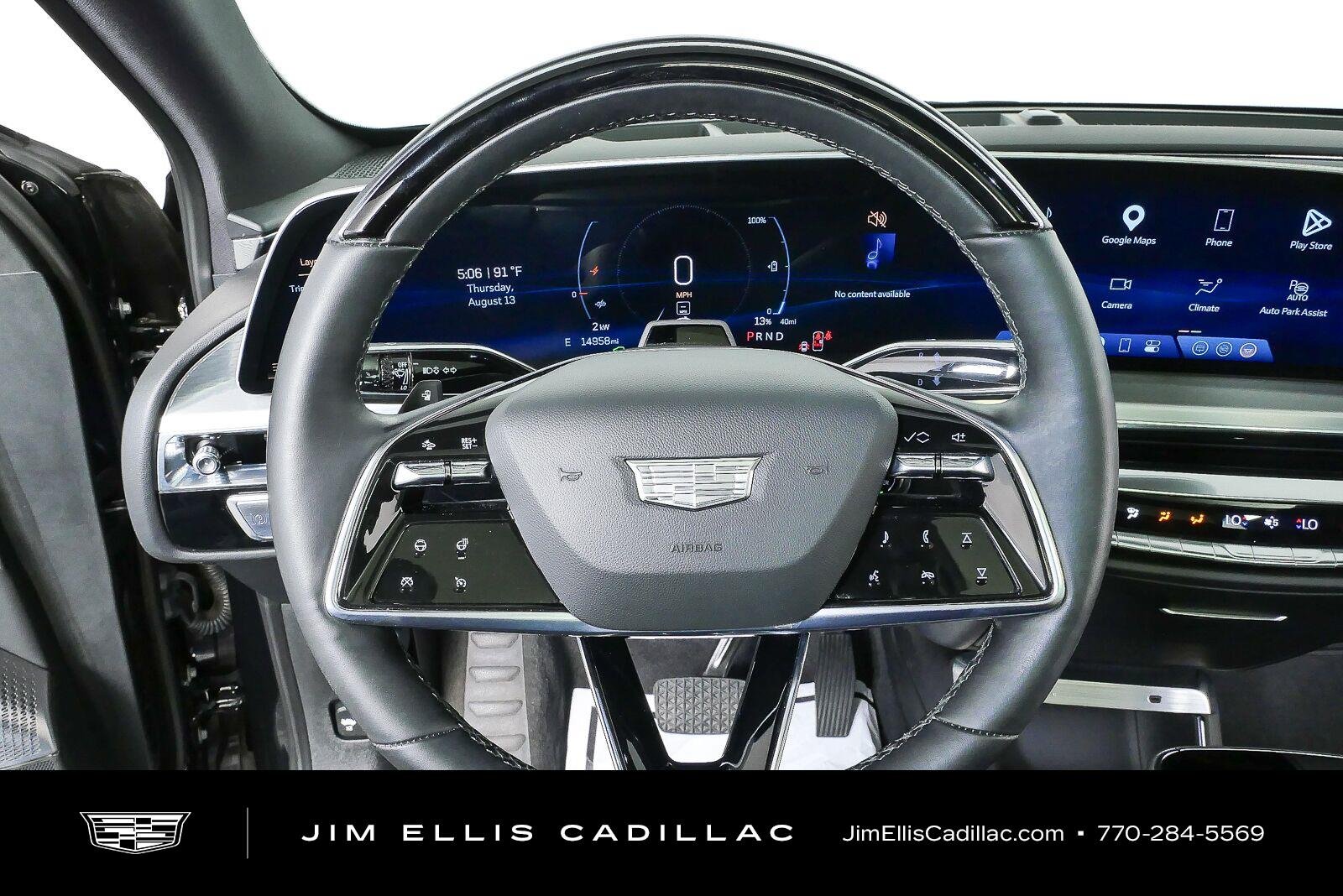 Used 2024 Stellar Black Metallic Cadillac Luxury 2 image 9