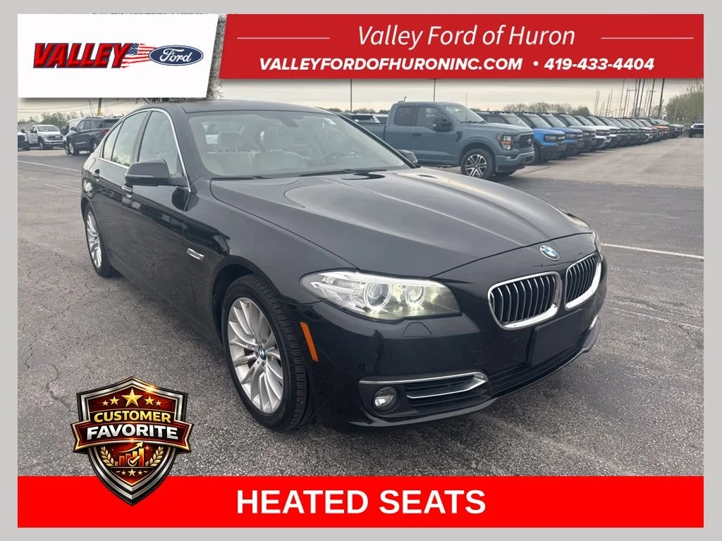 Used 2015 Black BMW 528i xDrive image 1