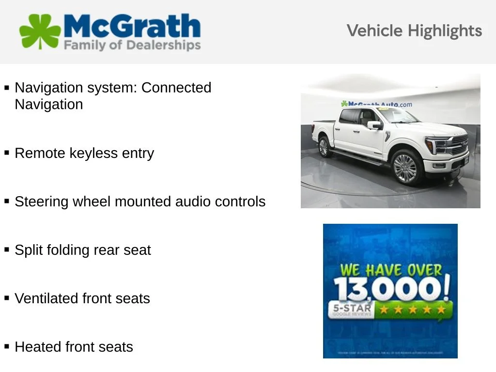 Certified Used 2024 White Ford Platinum image 7