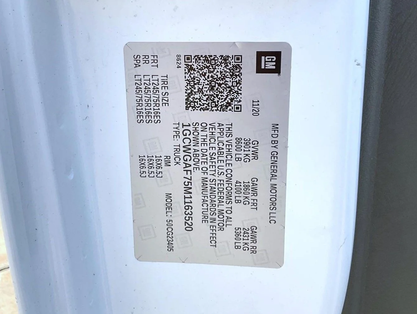 Used 2021 White Chevrolet Work Van image 24