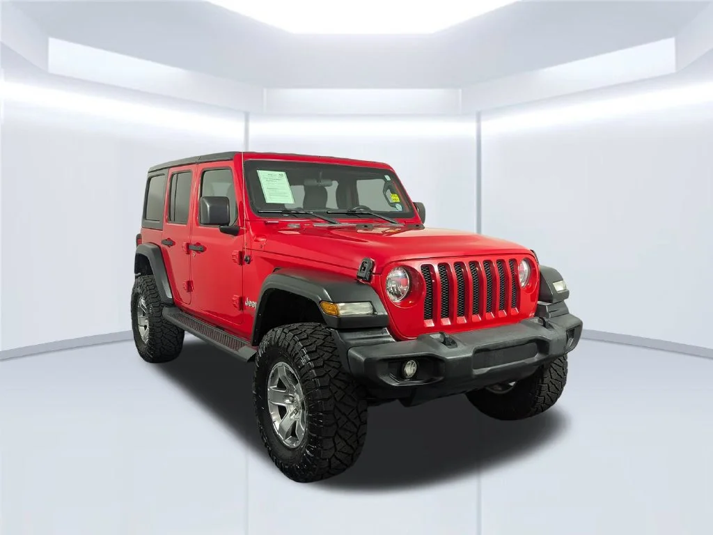 Used 2020 Red Jeep Unlimited Sport S image 25