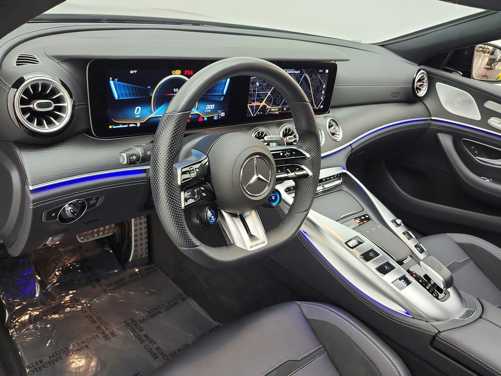 Certified Used 2022 Obsidian Black Metallic Mercedes-Benz AMG® GT 43 4-Door Coupe image 9
