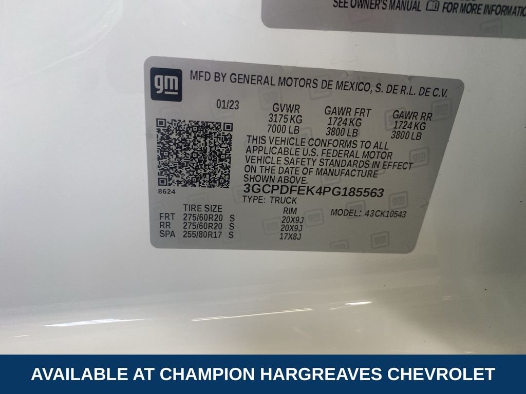 Used 2023 Summit White Chevrolet LT Trail Boss image 42