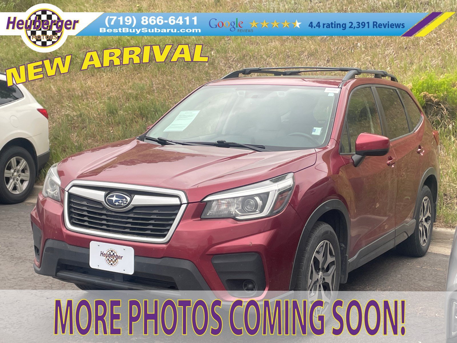 Used 2019 Crimson Red Pearl Subaru Premium image 1