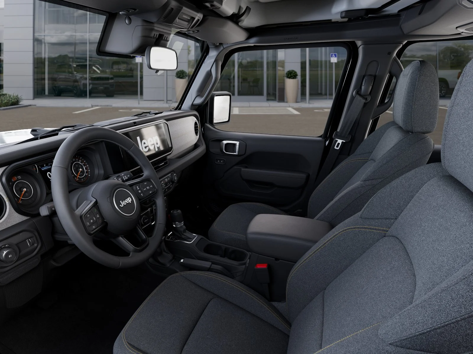 New 2025 Black Clearcoat Jeep Sport S image 58