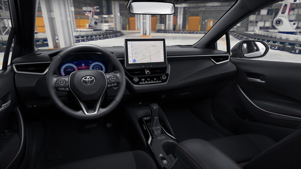 New 2026 Ice Cap with Midnight Black Metallic roof Toyota SE image 19