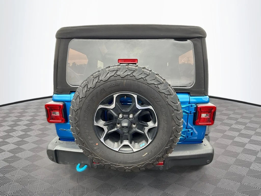 Used 2022 Blue Jeep Unlimited Rubicon 4xe image 7