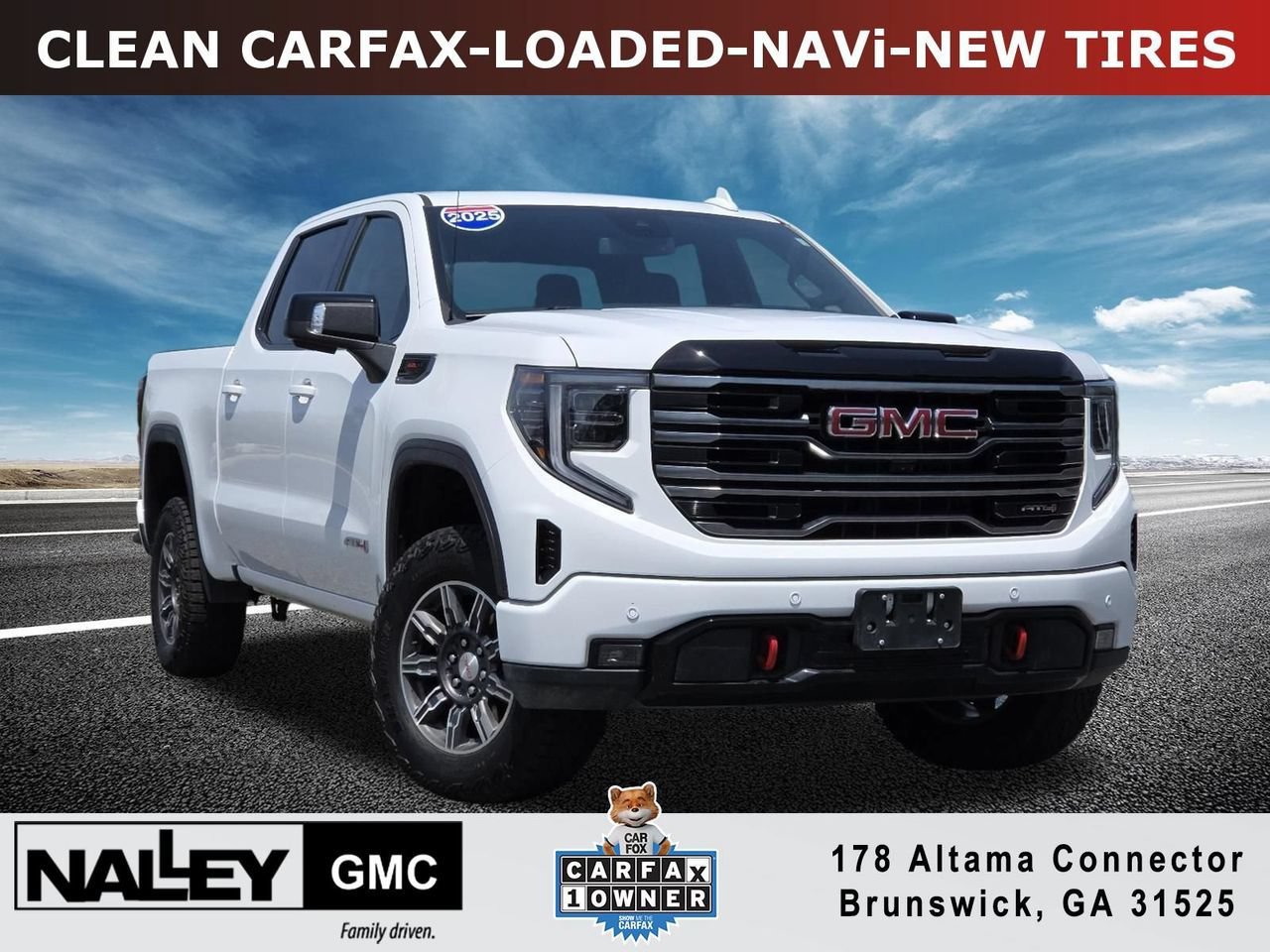 Used 2025 Summit White GMC AT4 image 1