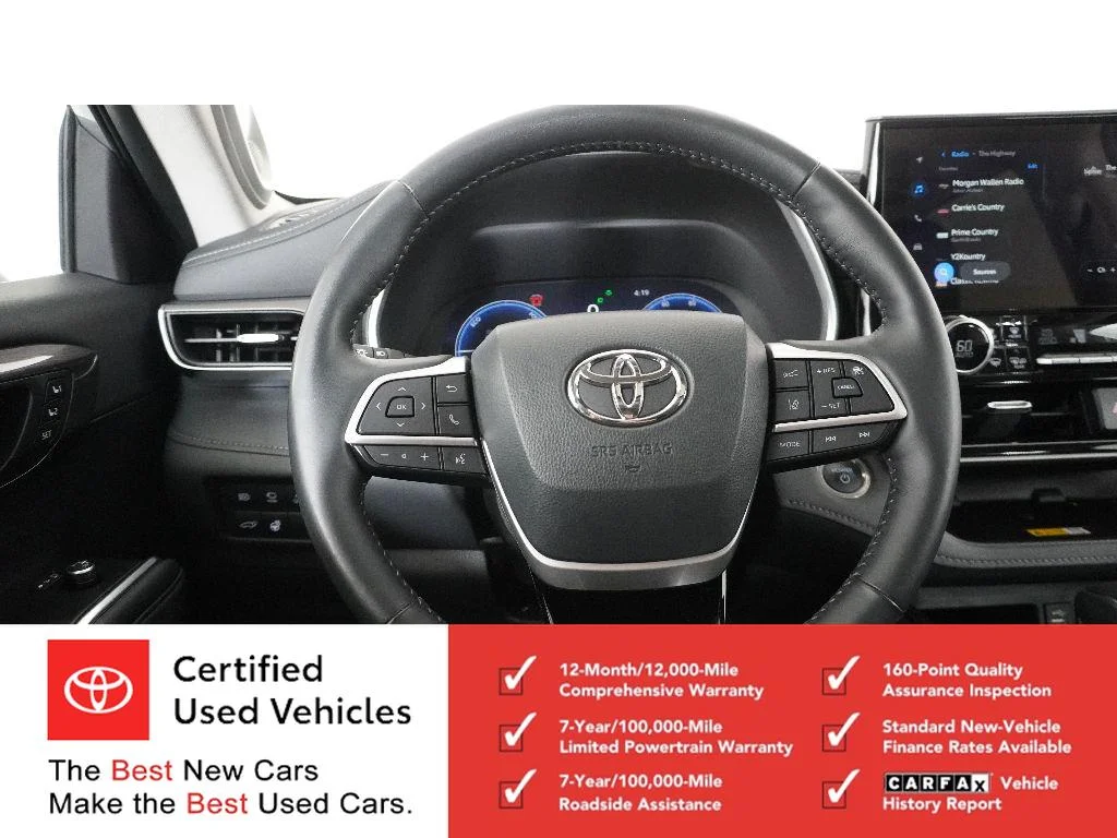 Used 2025 Celestial Silver Metallic Toyota Hybrid Limited image 17