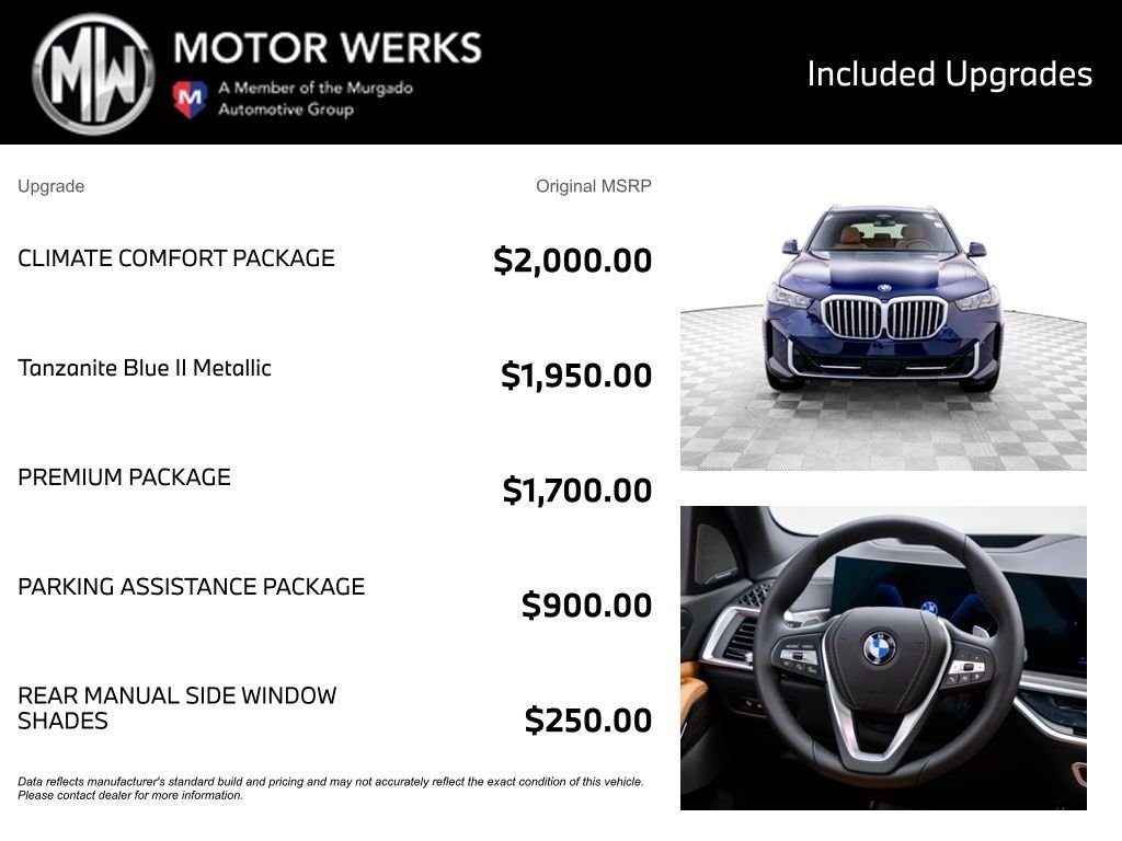 New 2026 Tanzanite Blue II Metallic BMW xDrive40i image 4