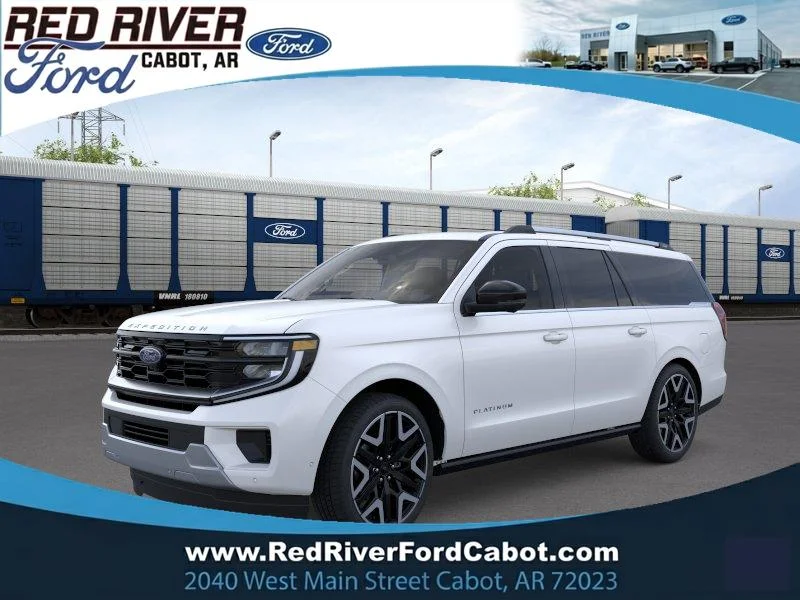 New 2026 Star White Metallic Tri-Coat Ford MAX Platinum® image 1