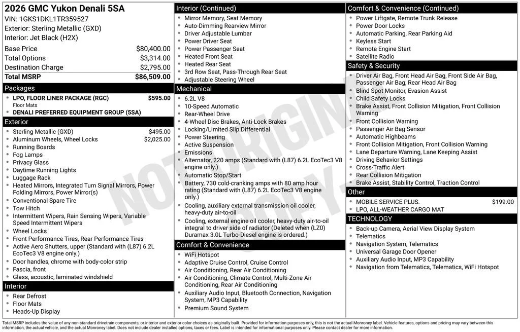 New 2026 Sterling Metallic GMC Denali image 17