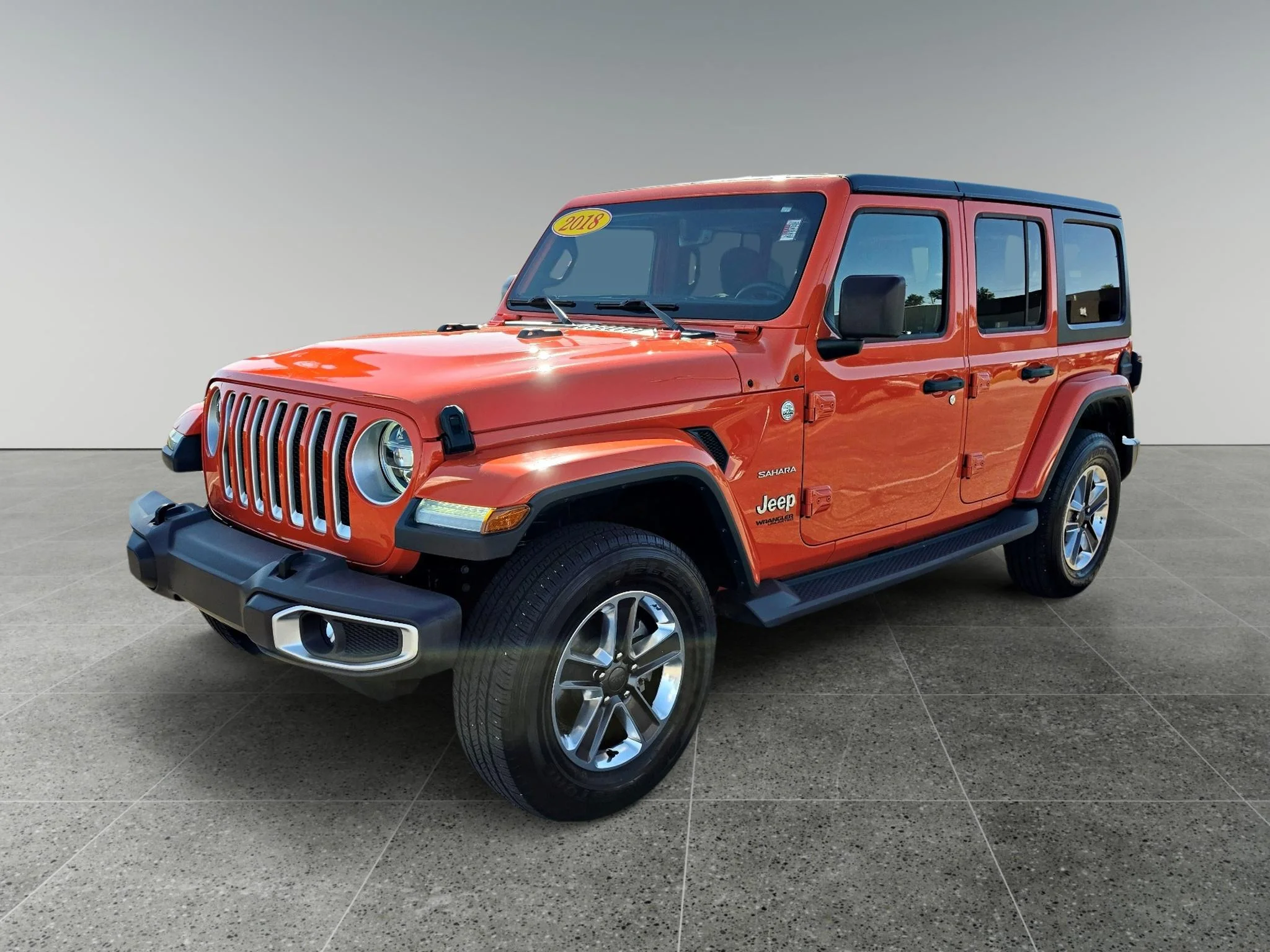 Used 2018 Punkn Metallic Clearcoat Jeep Sahara image 1