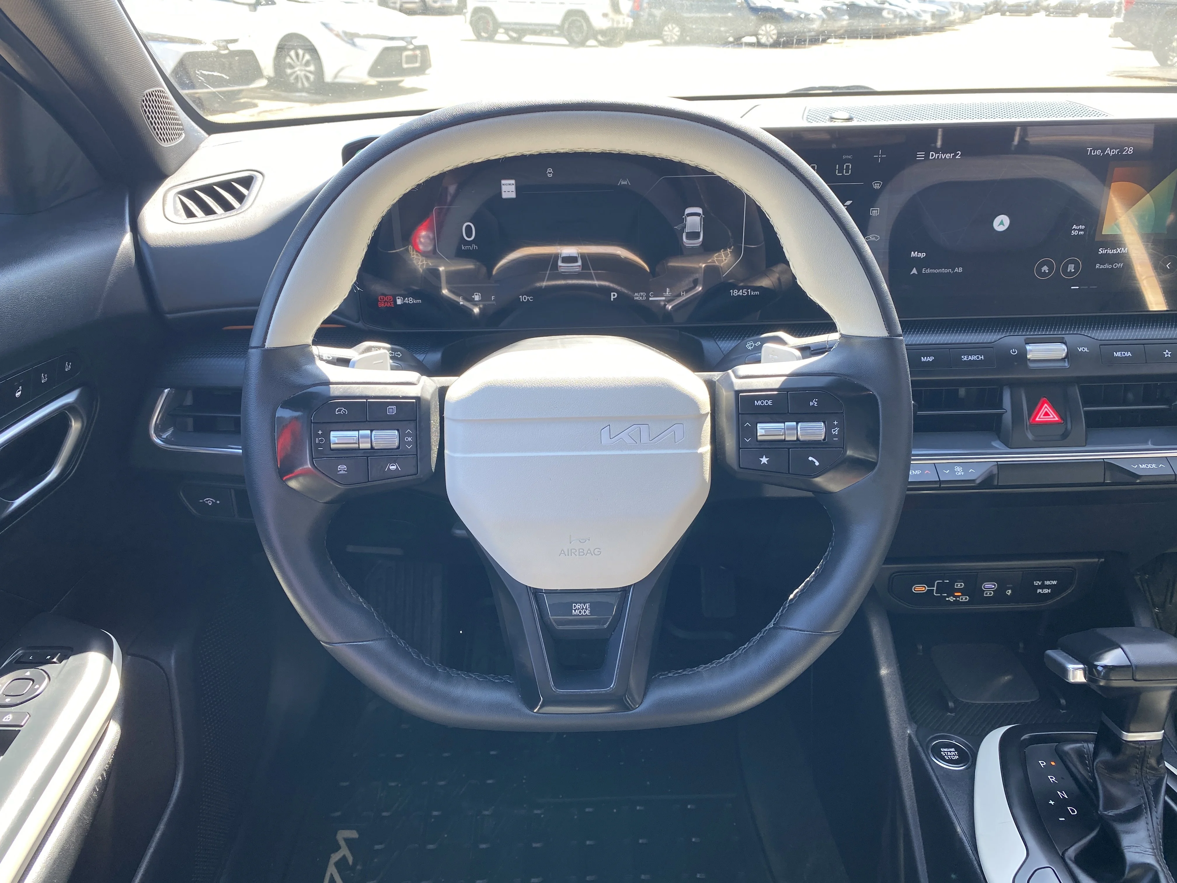 Certified Used 2025 Red Kia GT-Line Turbo * SUNROOF * NAVIGATION * TWO TONE INTERIOR * image 11