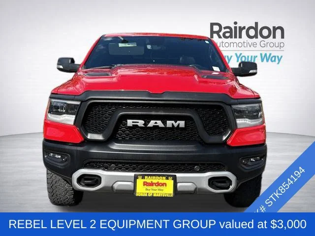 Used 2019 Flame Red Clearcoat Ram Rebel image 2