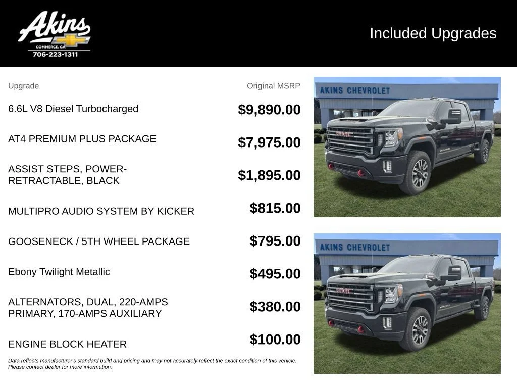 Used 2022 Ebony Twilight Metallic GMC AT4 image 3