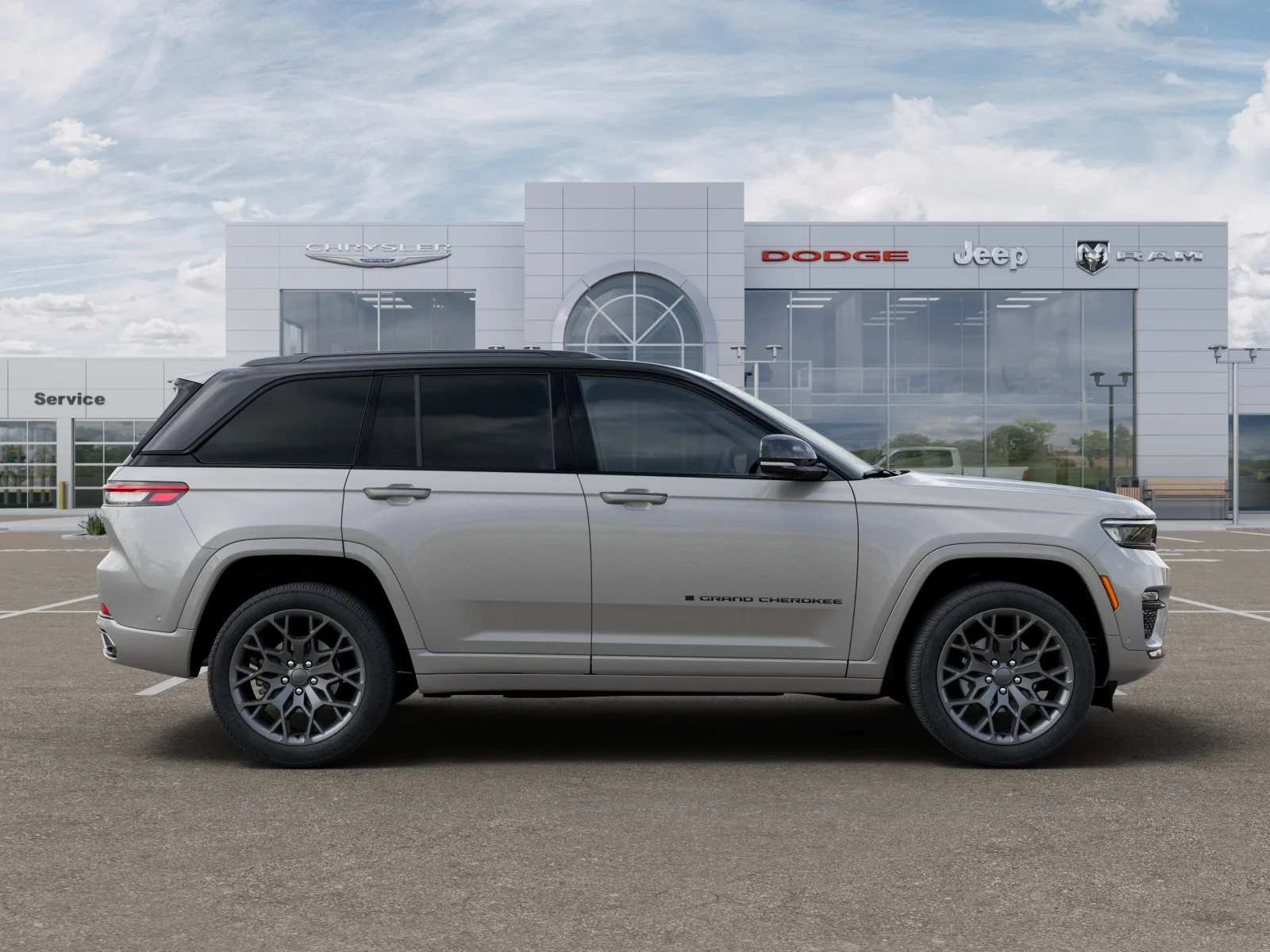 New 2025 Silver Zynith Exterior Paint Jeep Summit Reserve image 54