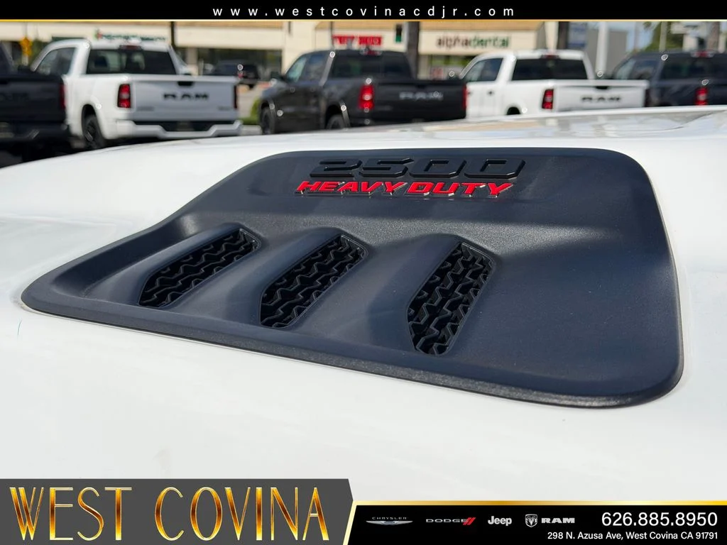 New 2026 Bright White Clear-Coat Exterior Paint RAM Laramie image 12