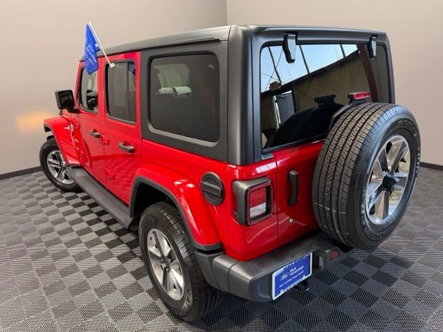 Certified Used 2020 Firecracker Red Clearcoat Jeep Unlimited Sahara image 9