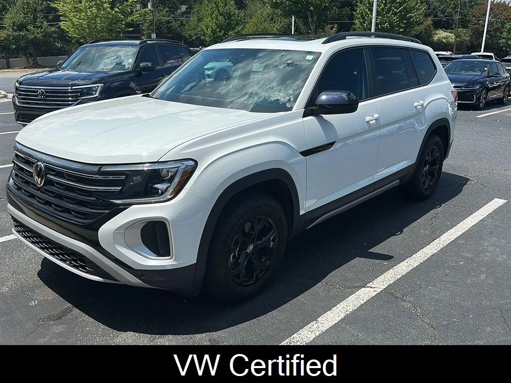 Certified Used 2025 Pure White Volkswagen 2.0T Peak Edition image 1