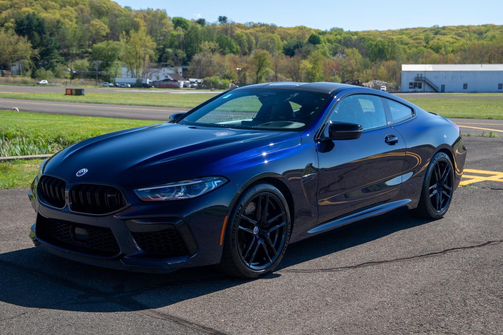 Used 2023 Tanzanite Blue II Metallic BMW Competition image 3