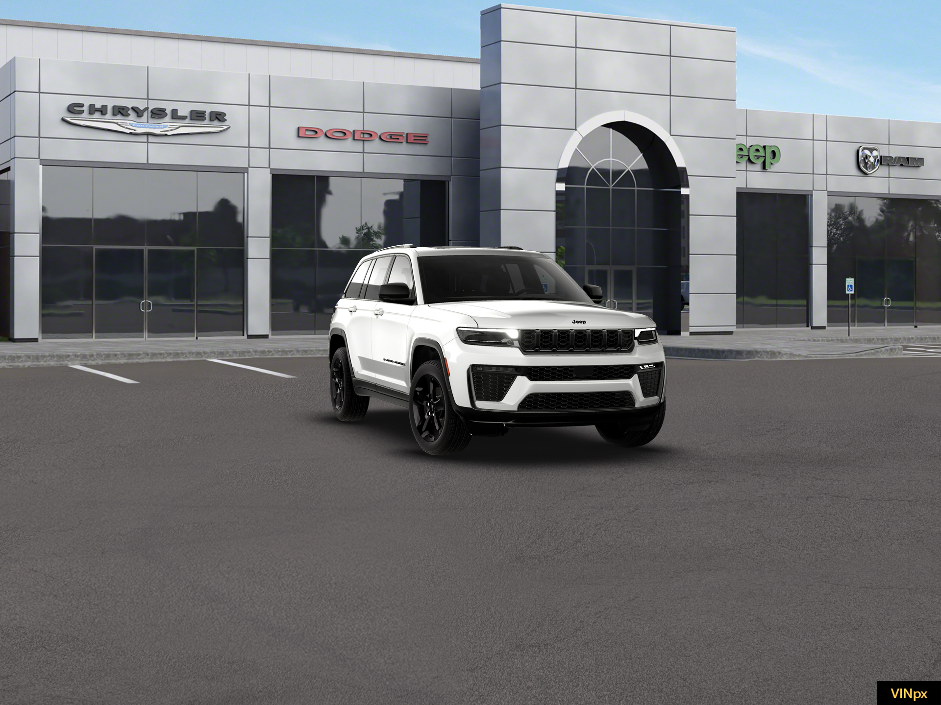 New 2026 Bright White Clear-Coat Exterior Paint Jeep Limited image 42