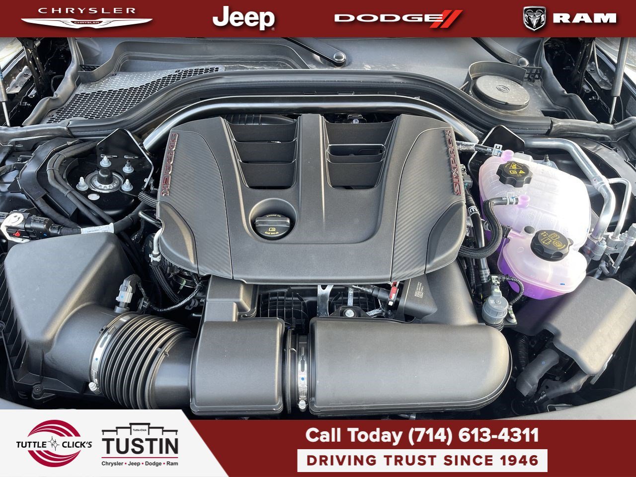 New 2026 Diamond Black Crystal Pearlcoat Dodge Scat Pack Plus image 28