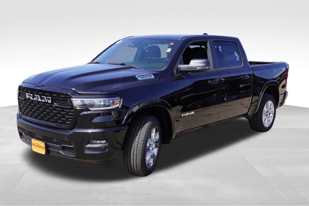 New 2026 Diamond Black Crystal Pearl-Coat Exterior Paint RAM Big Horn image 8