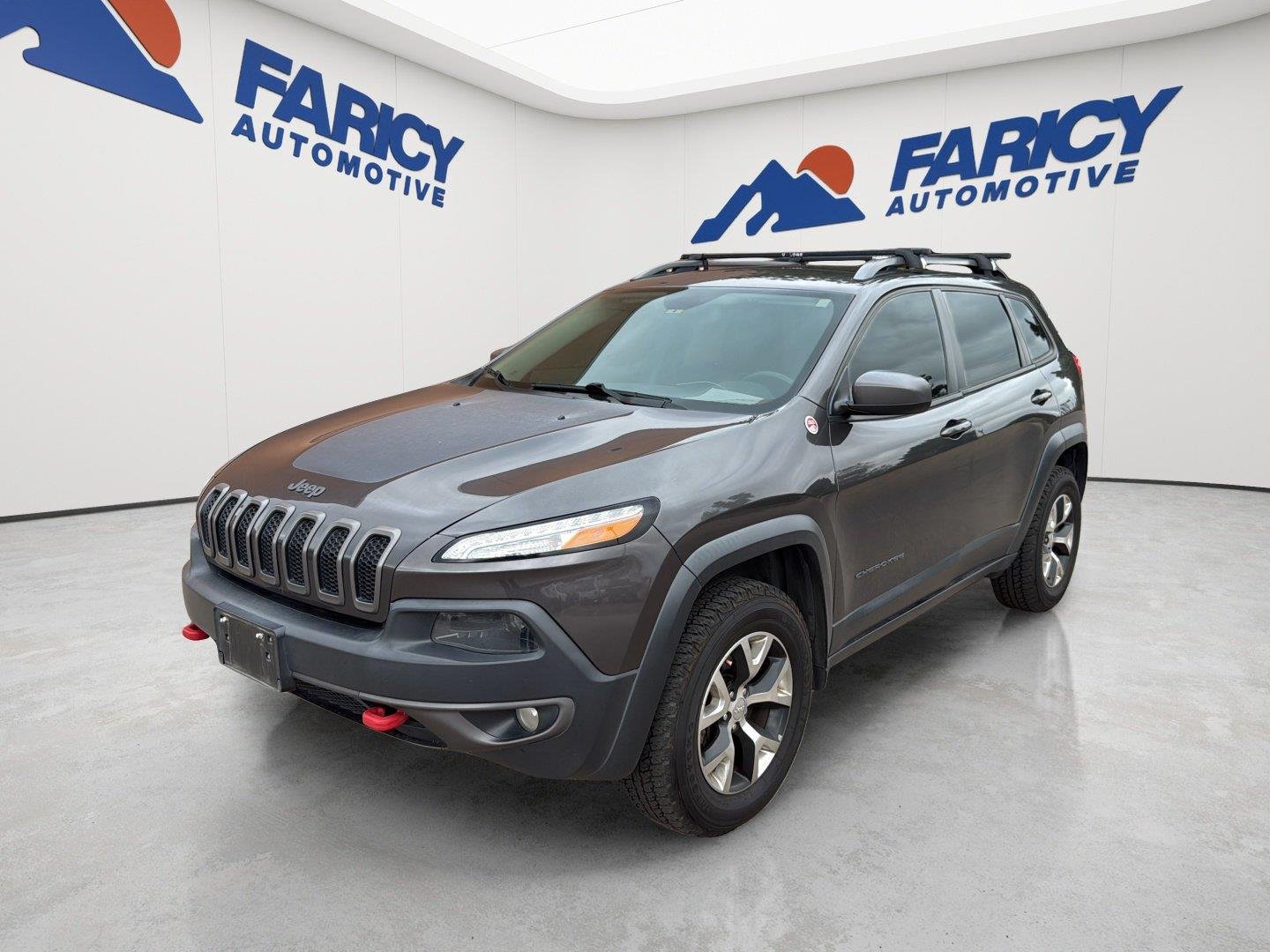 Used 2017 Granite Crystal Metallic Clearcoat Jeep Trailhawk image 1