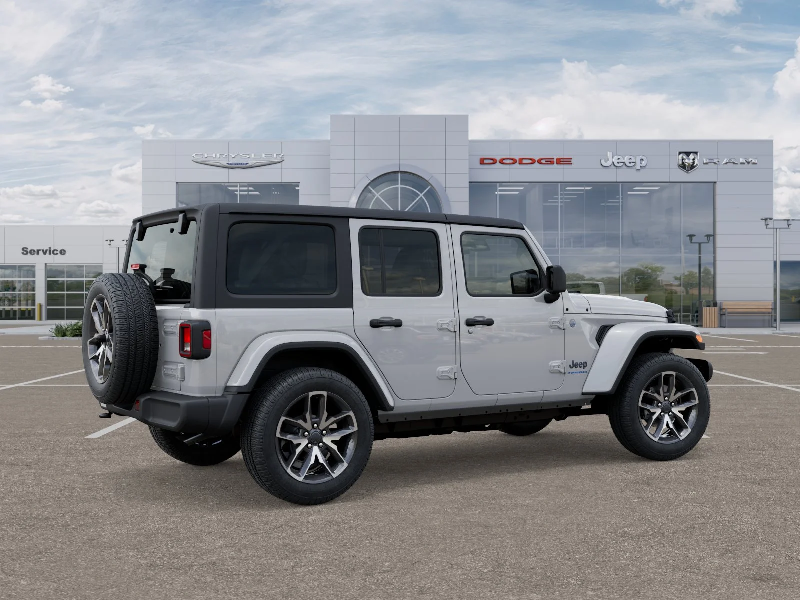 New 2025 Bright White Clearcoat Jeep Sport S 4xe image 20