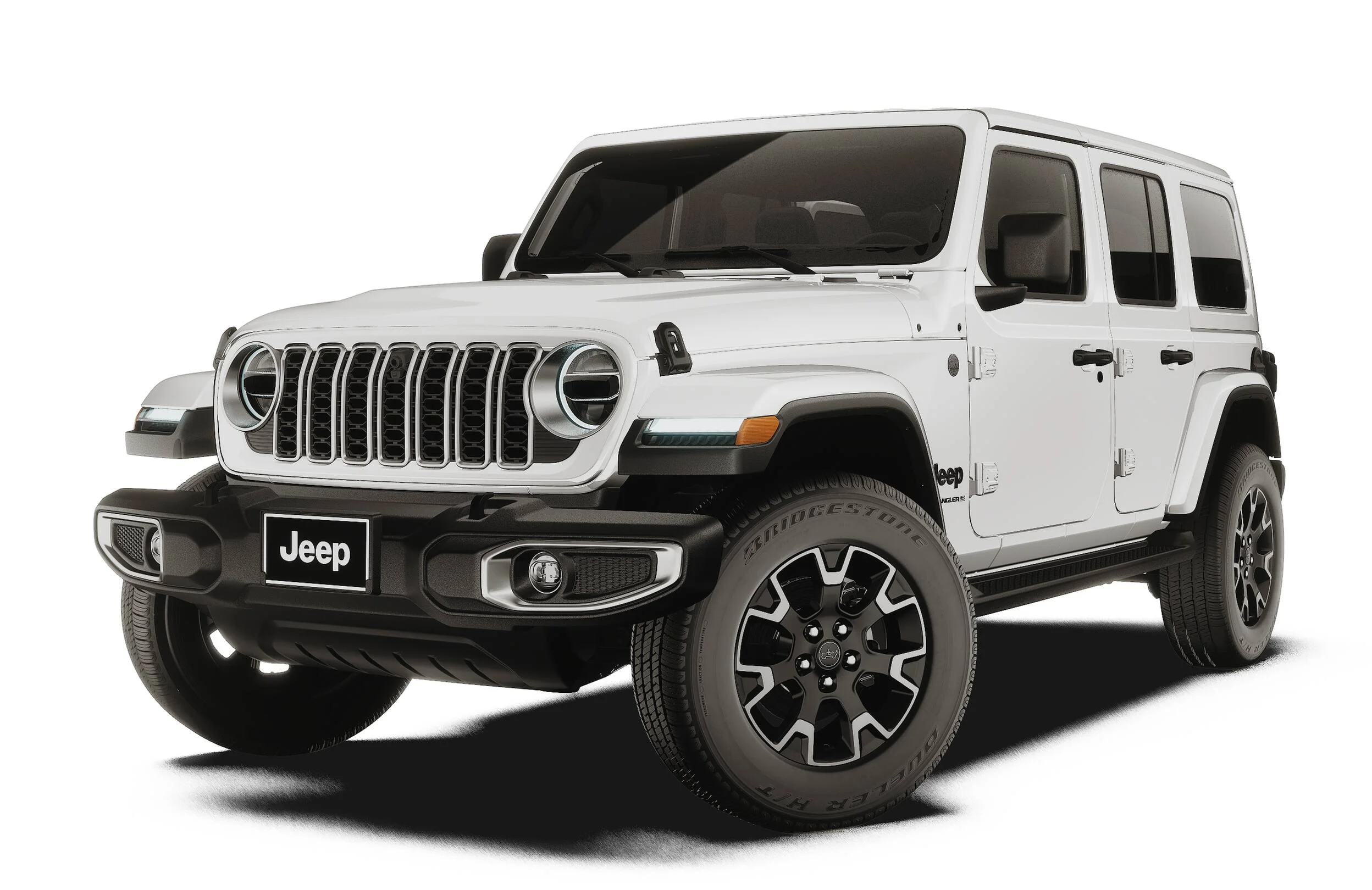New 2027 Bright White Clear-Coat Paint Jeep Sahara image 1