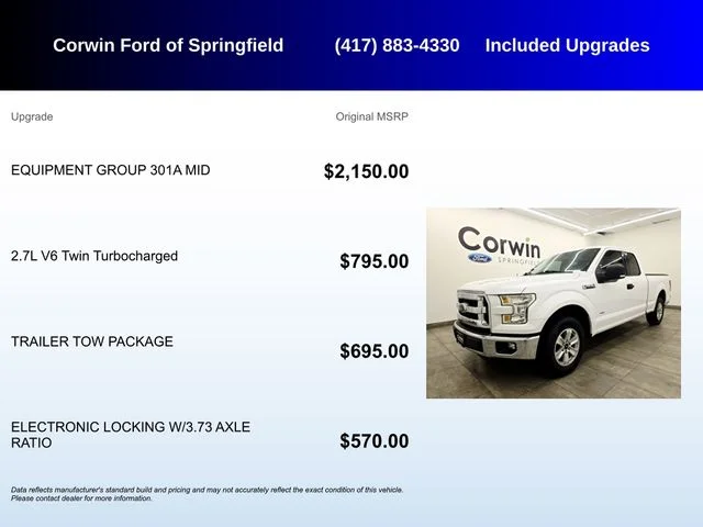 Used 2015 Oxford White Ford XLT image 5