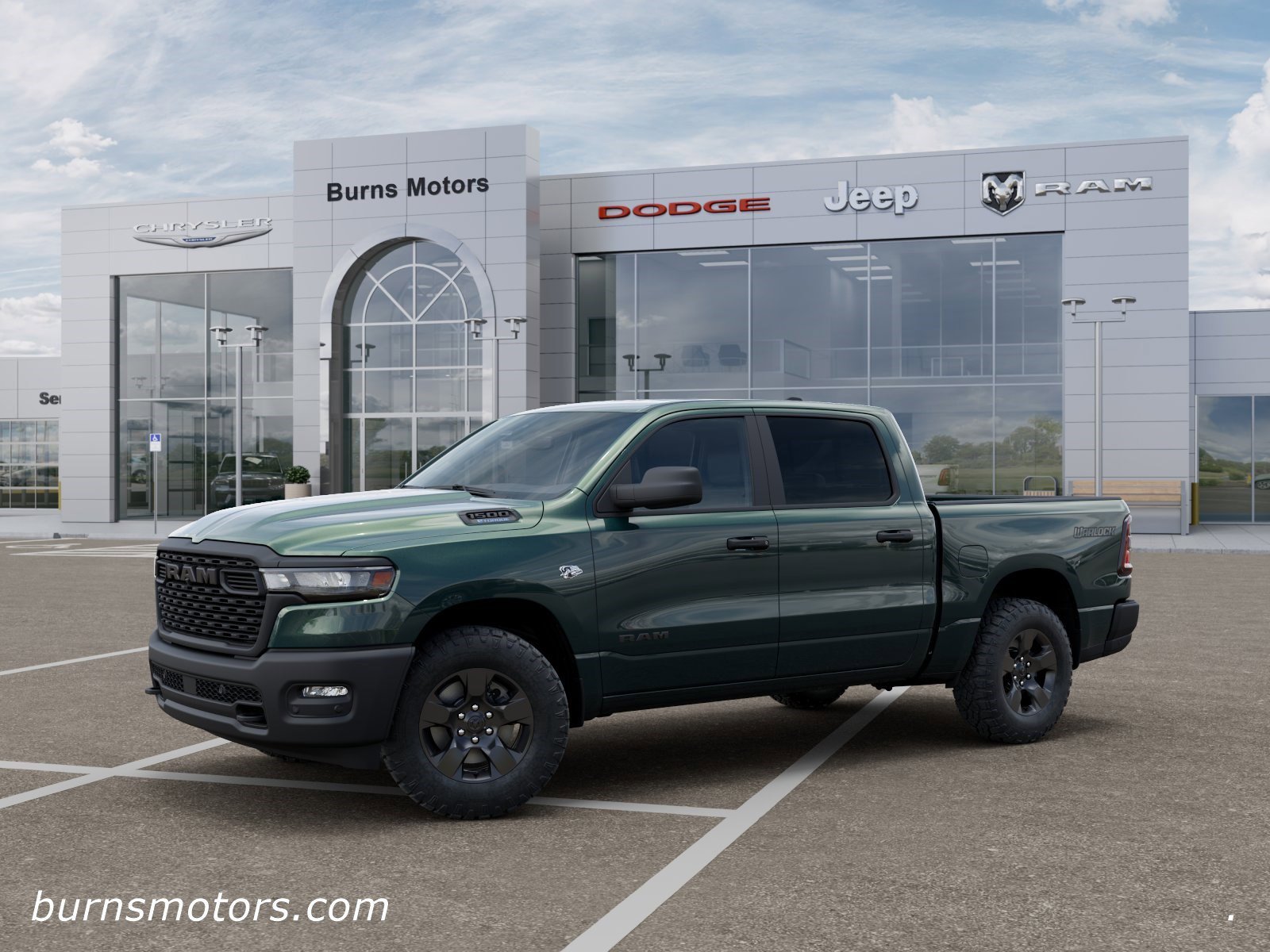 New 2026 Serrano-Green Metallic Exterior Paint Ram Warlock image 2