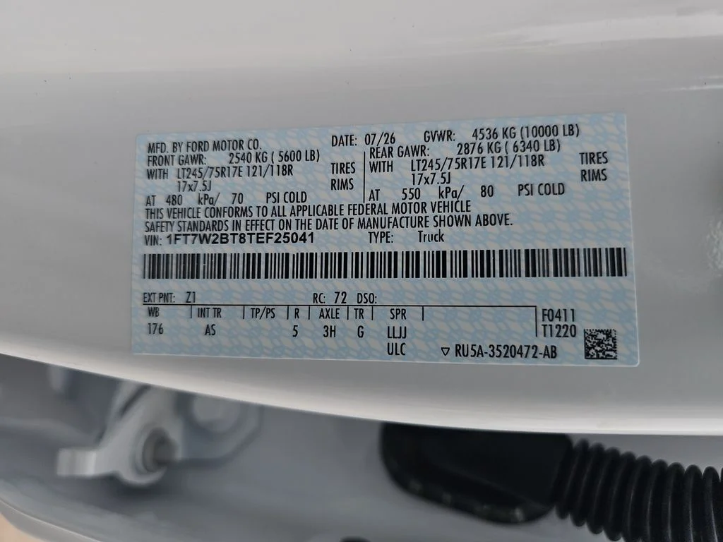 New 2026 Oxford White Ford F-250® XL image 41