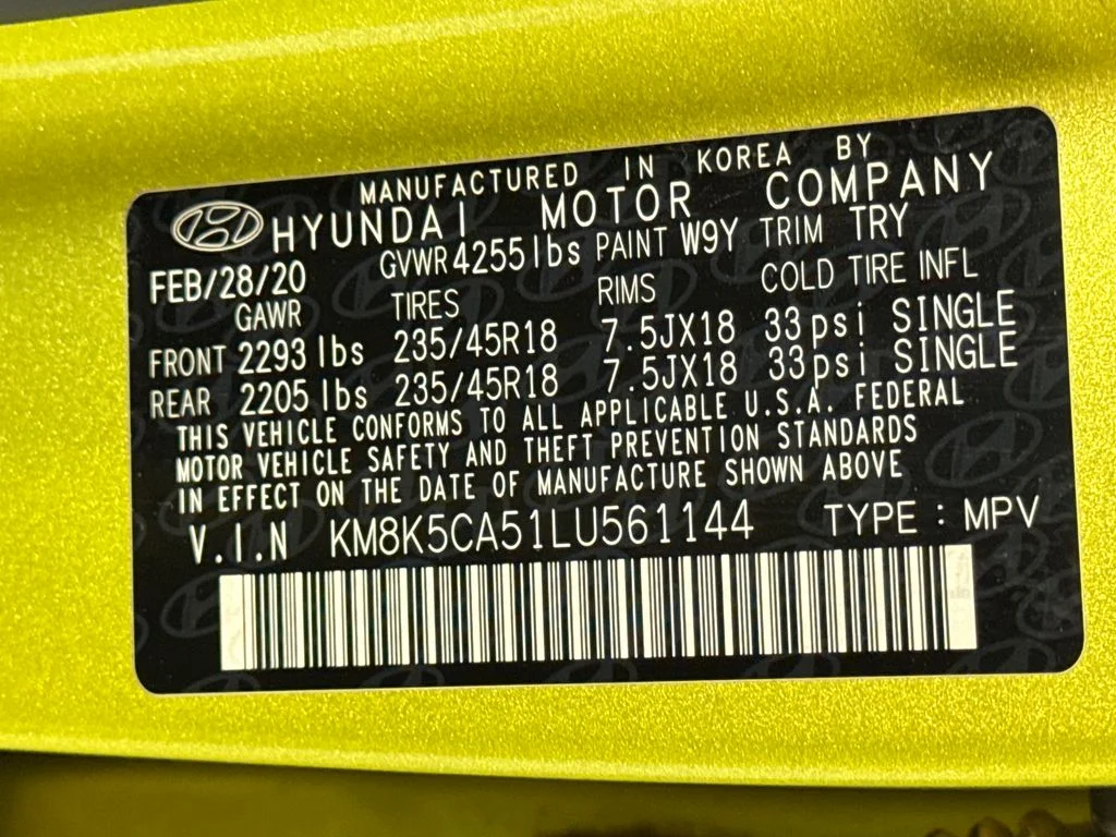 Used 2020 Green Hyundai Ultimate image 9