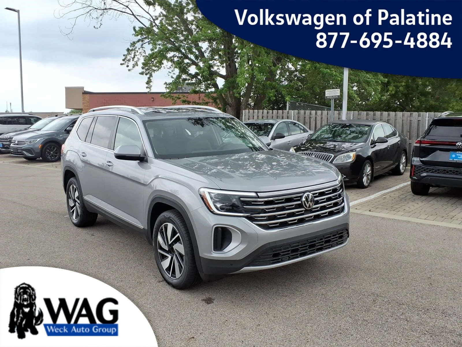 New 2026 Silver Mist Metallic Volkswagen 2.0T SEL 4MOTION image 1