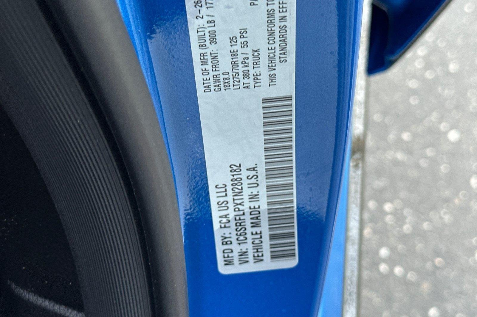 New 2026 Hydro Blue Pearlcoat Ram Rebel image 28