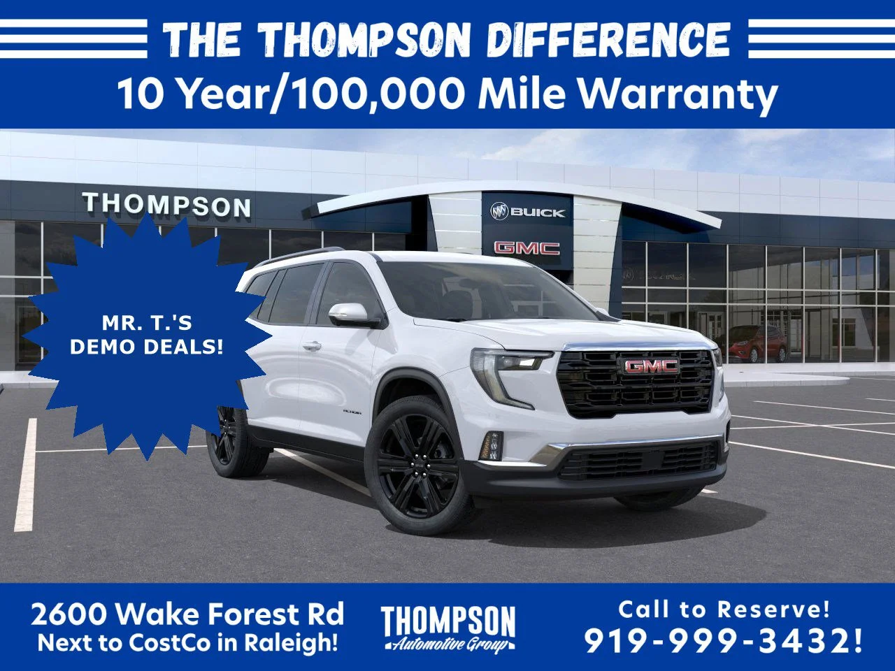 New 2025 Summit White GMC Elevation image 1