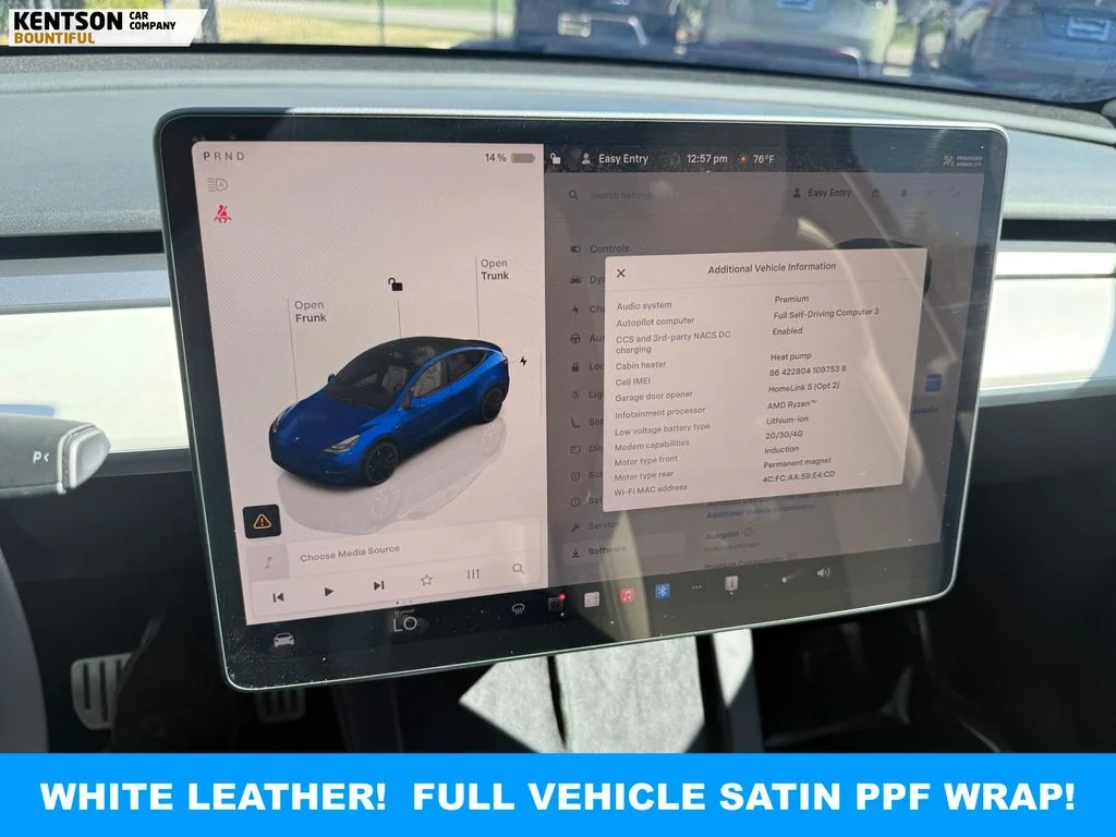 Used 2022 Blue Tesla Performance image 22