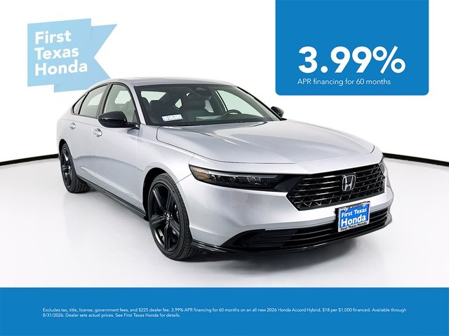 New 2026 Honda Accord Hybrid Sport-L