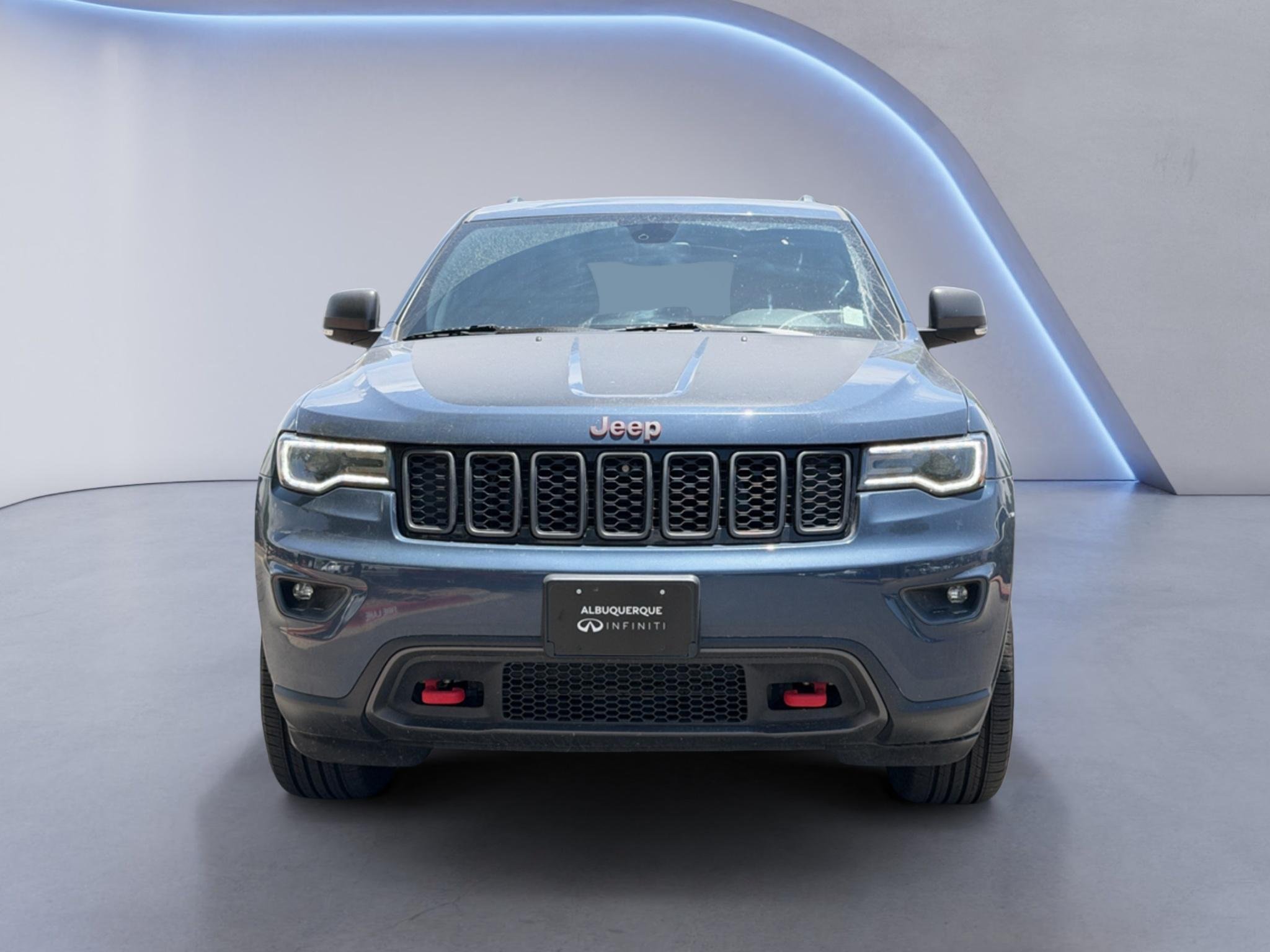 Used 2019 Slate Blue Pearlcoat Jeep Trailhawk image 2