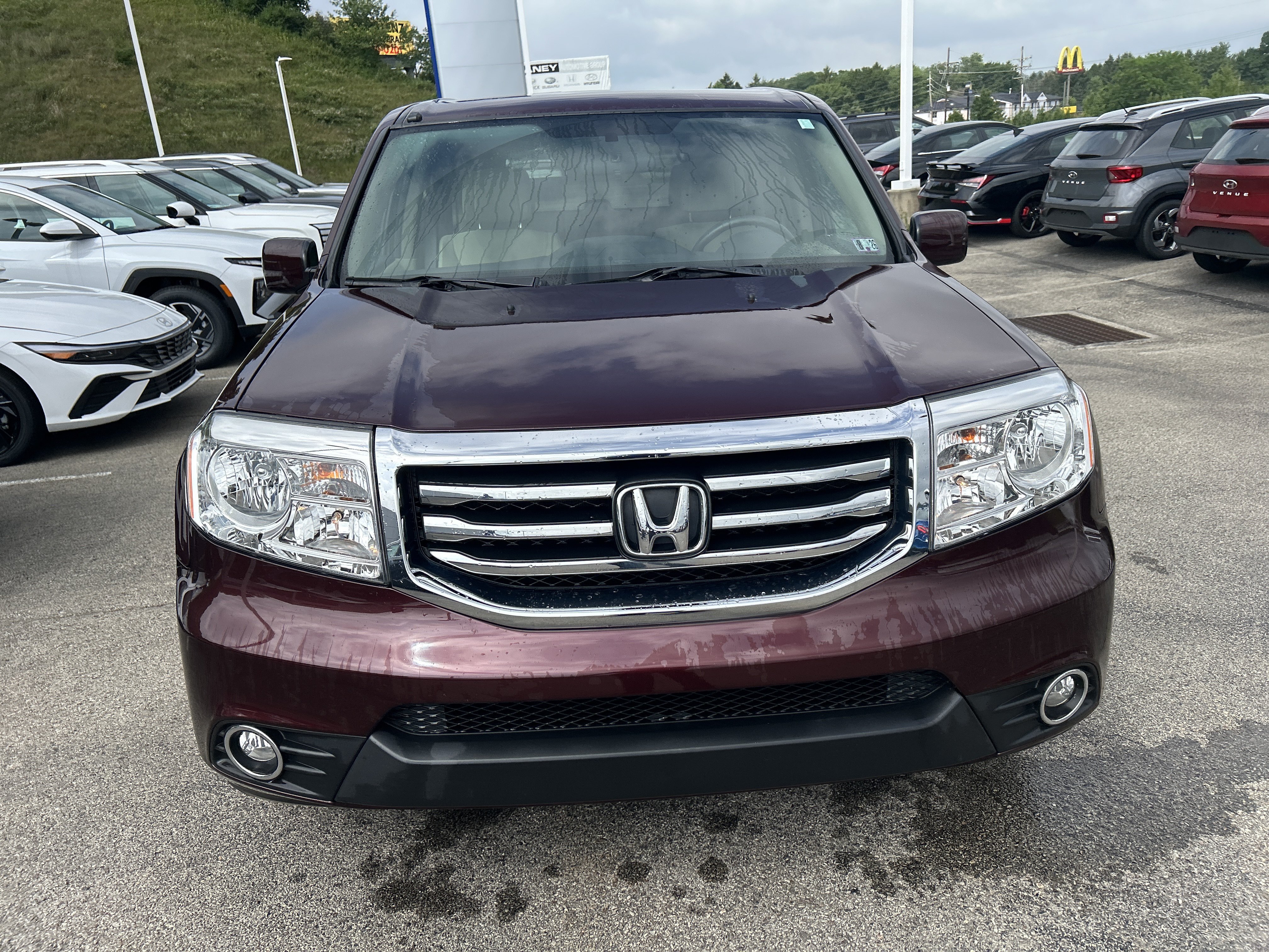 Used 2014 Dark Cherry Pearl Honda EX image 12