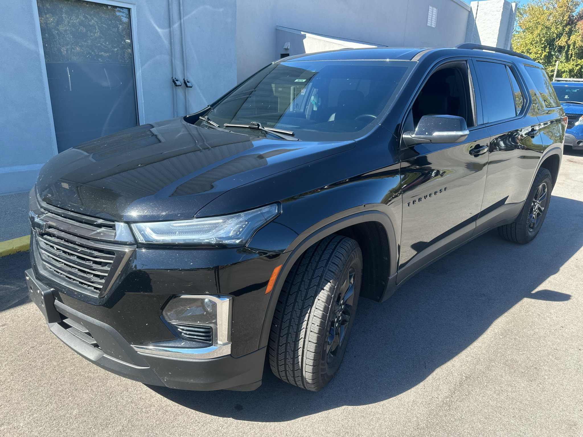 Used 2022 Mosaic Black Metallic Chevrolet LT Leather image 3