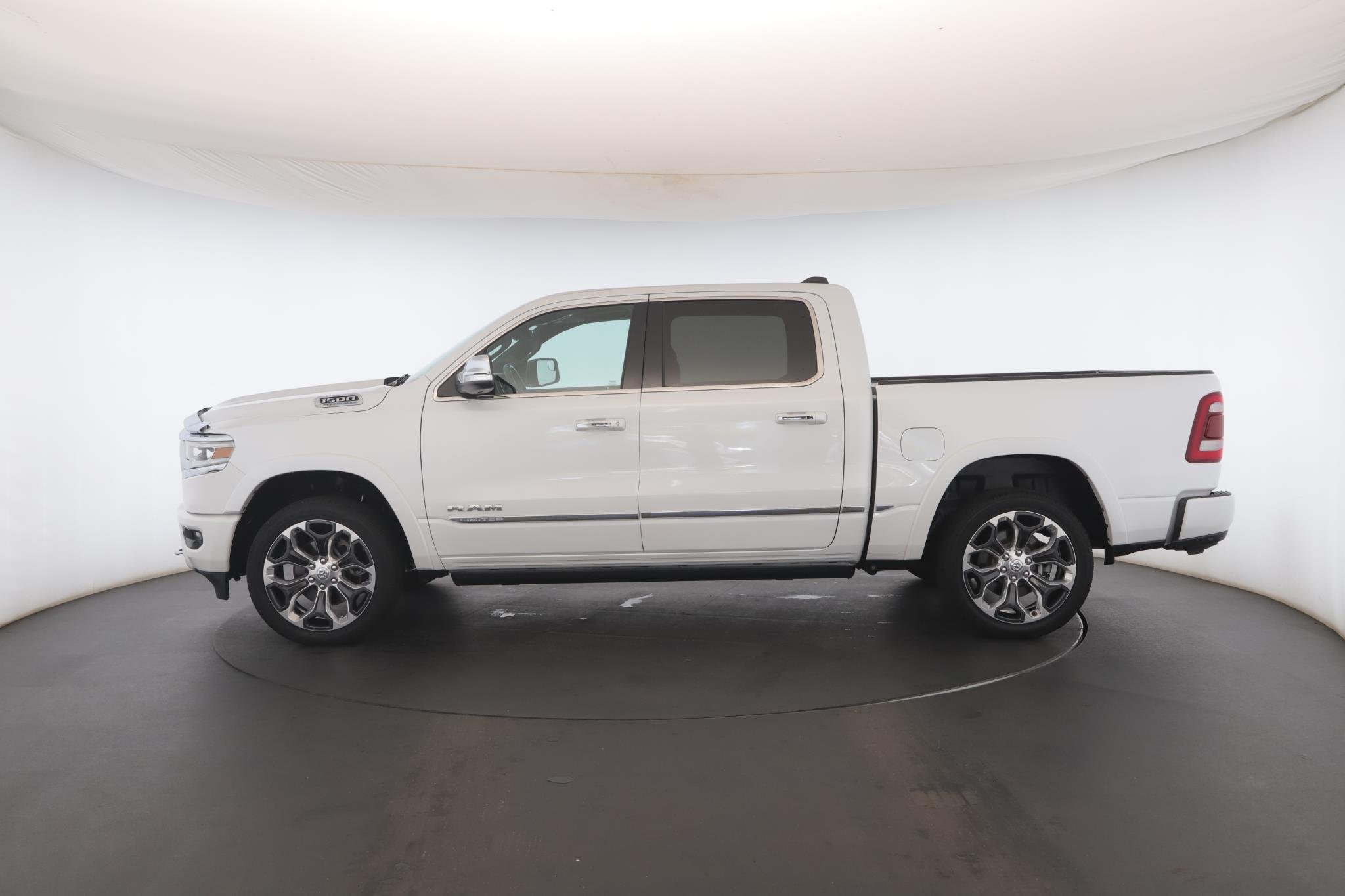 Used 2021 Ivory White Tri-Coat Pearlcoat Ram Limited 4x4 Crew Cab 5