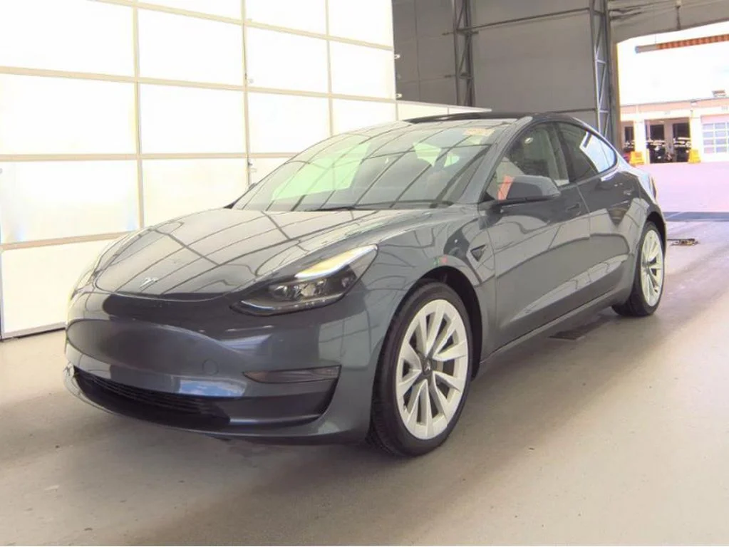 Used 2023 Gray Tesla Base image 2