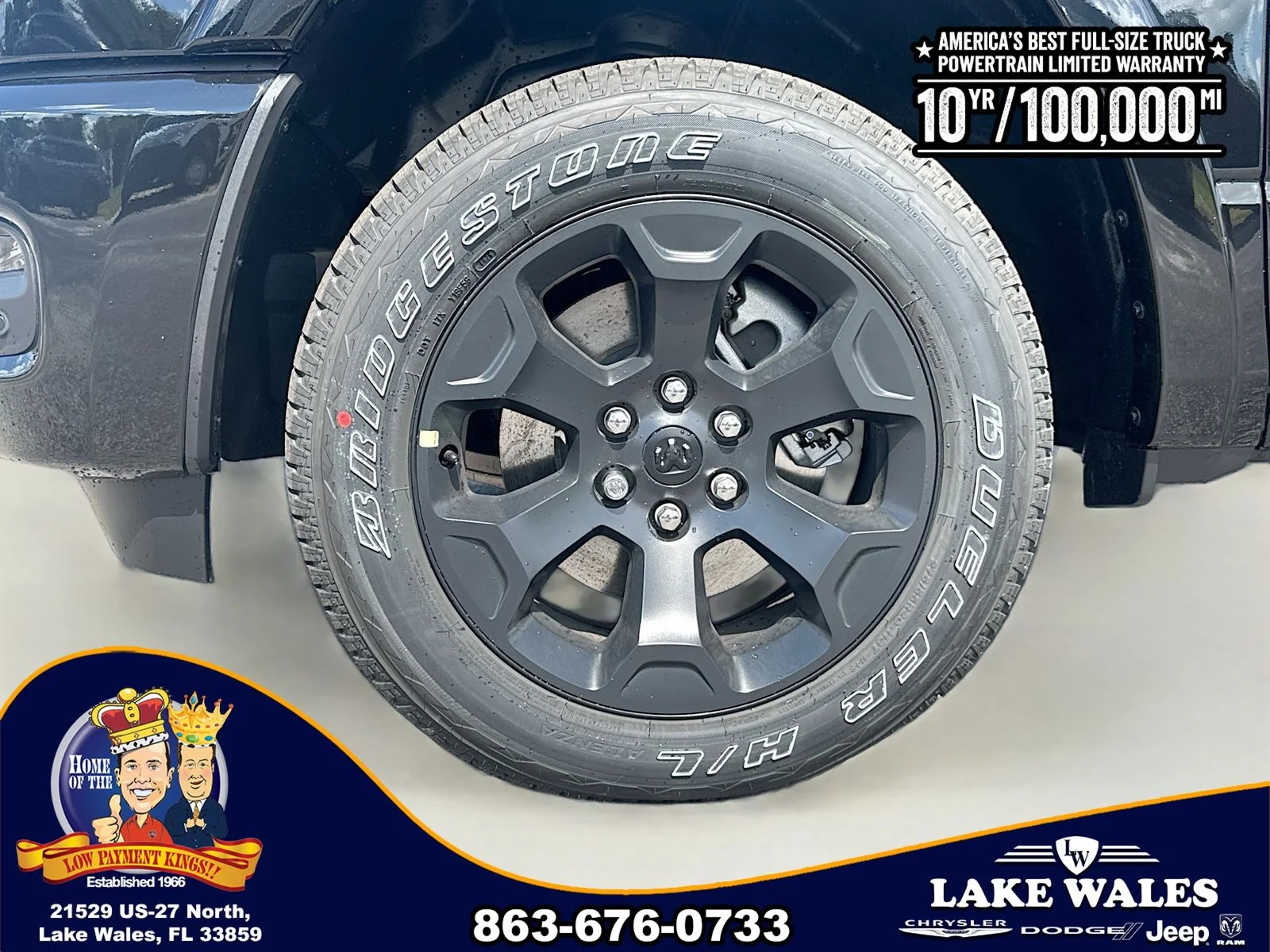 New 2026 Diamond Black Crystal Pearl-Coat Exterior Paint RAM BIG HORN image 29