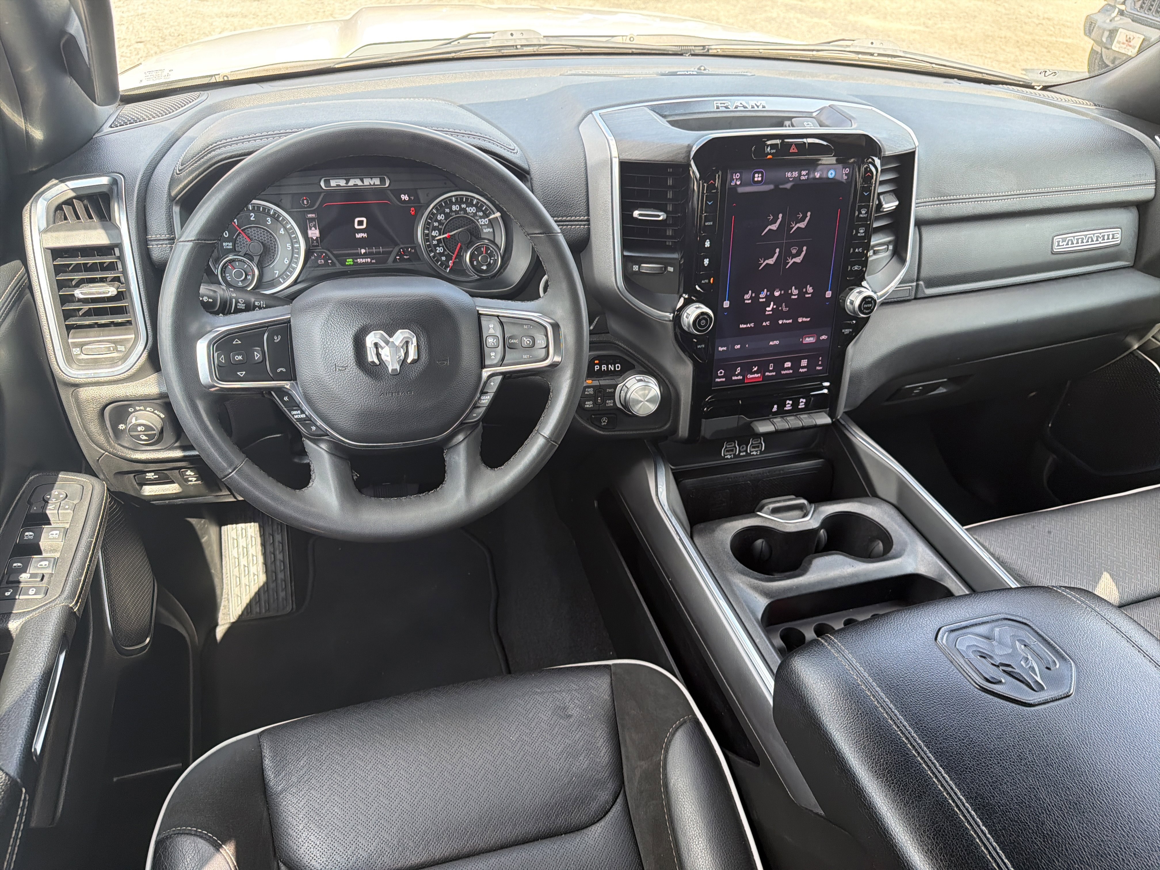 Used 2025 Bright White Clearcoat Ram Laramie image 23