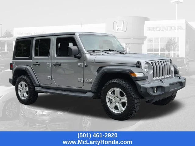 Used 2018 Billet Silver Metallic Jeep Unlimited Sport S image 4