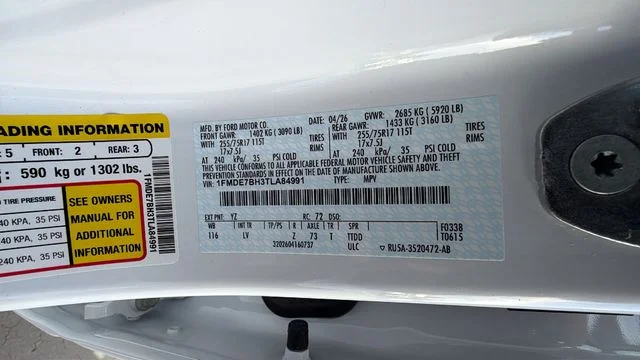 New 2026 Oxford White Ford Big Bend® image 33