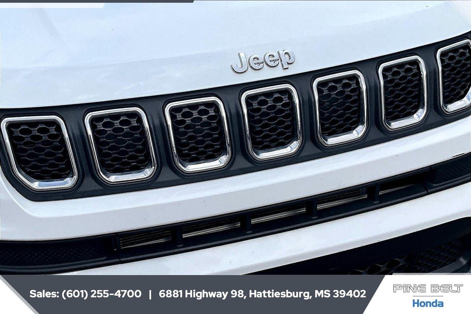 Used 2023 Bright White Clearcoat Jeep Sport image 22